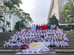 latihan bersama taekwondo
